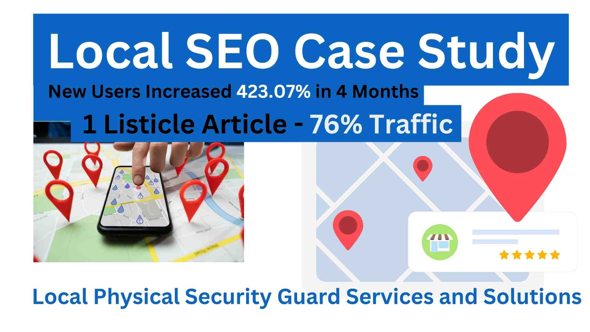 Local SEO Case Study - New Users Increased 423% in 4 Months